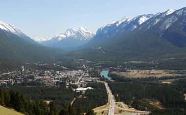 A birds-eye view of Banff